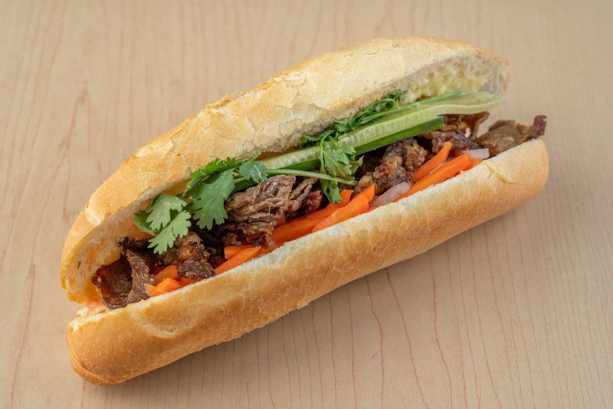 Lemongrass BBQ Beef - Banh Mi