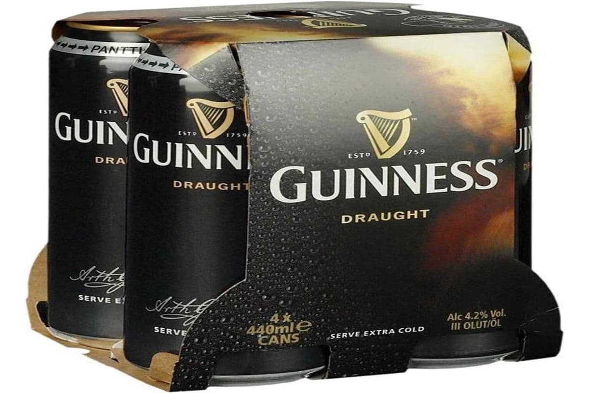 GUINNESS DRAUGHT (CANS) 4x440ML (4 x 4x355ML)
