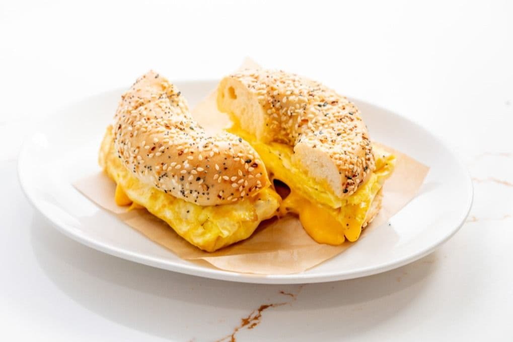Egg and American Sandwich