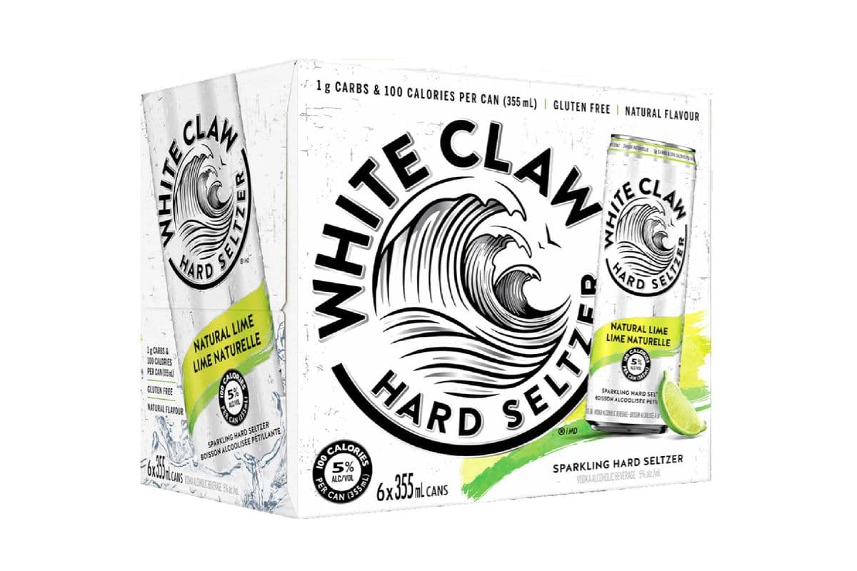 White Claw Natural Lime (6 x 355 ml)