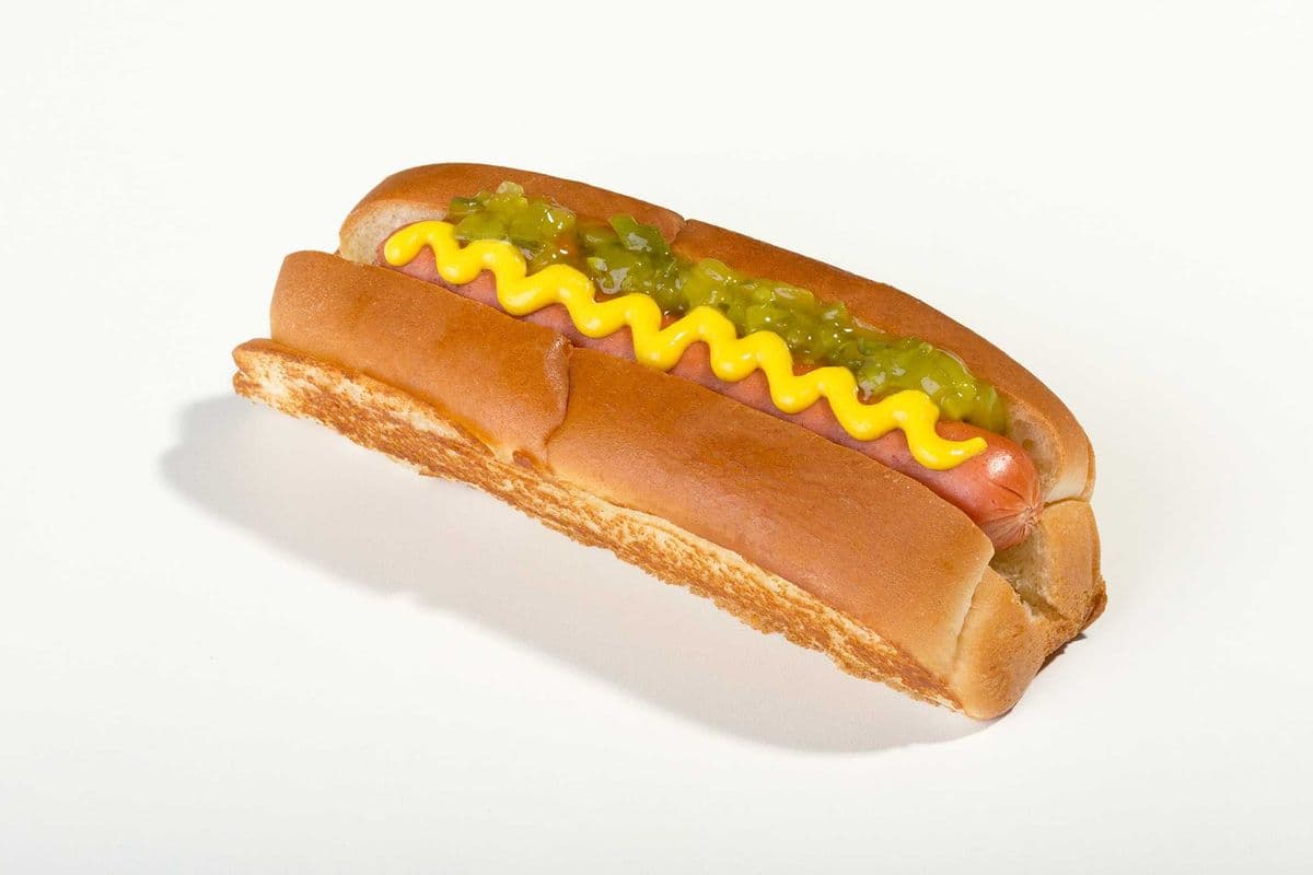Hot dog grillé