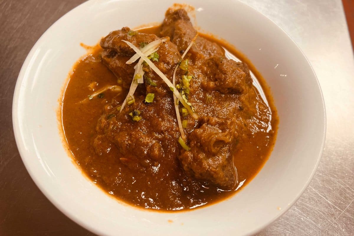 Goat curry with bone