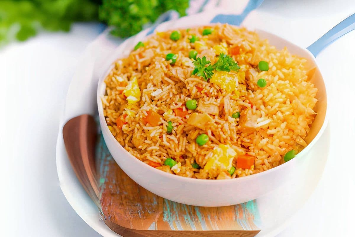 Chicken Fried Rice(Or Beef / Shrimp) (8x8x3 inch container )