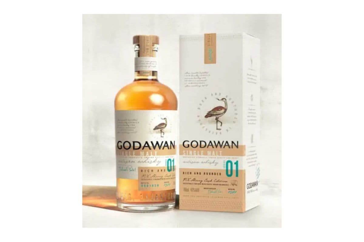 Godawan Single Malt Whisky *Sherry Cask Edition* Rich & Rounded (India) (1 x 700ML)