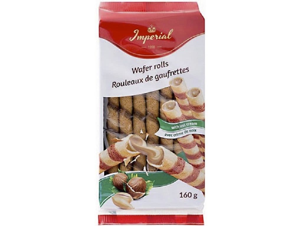 Imperial Wafer Rolls Hazelnut Creme Filling