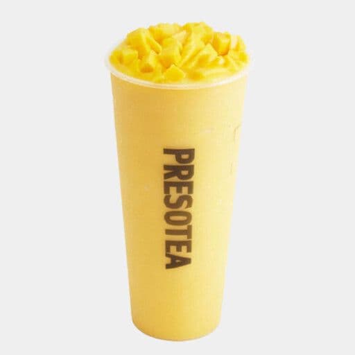 Fresh Mango Lychee Slush / Frappé glacé au litchi et mangue fraîche