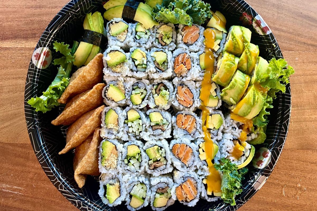 175. Party Tray A (Vegetable Sushi and Maki) (46 pcs)
