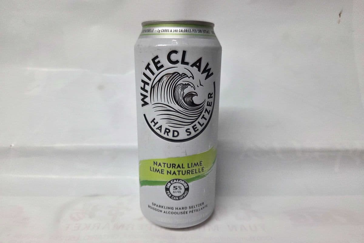 White Claw Can(Natural Lime) 473ml (1 x 473ml)