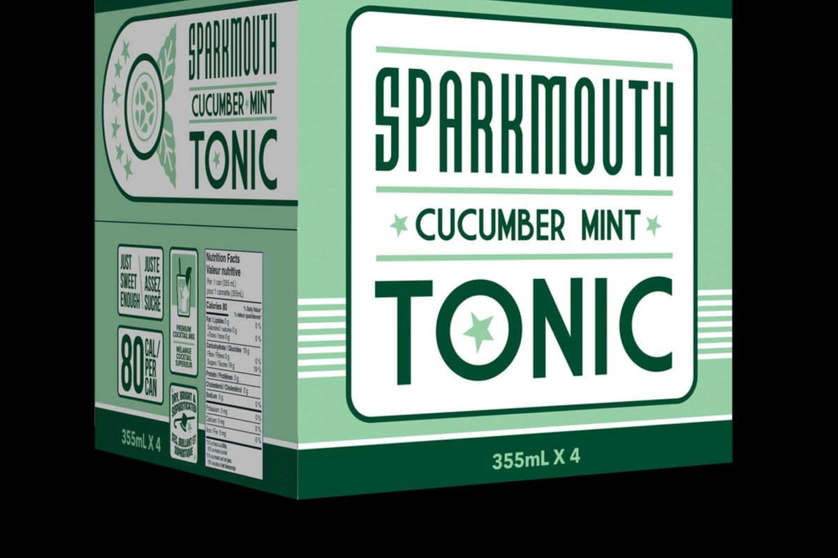 SPARKMOUTH CUCUMBER MINT TONIC (4x355 ml Cans)