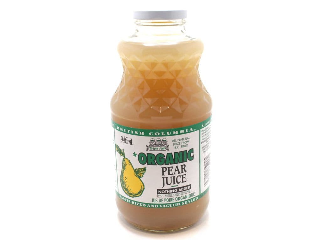 TRIPLE JIM'S ORGANIC PEAR JUICE 946ML