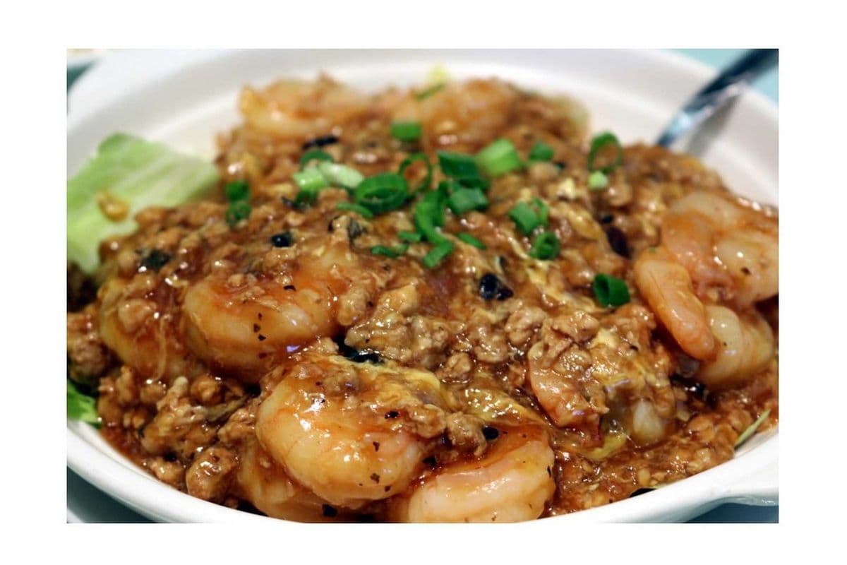 89. Shrimp with Lobster Sauce