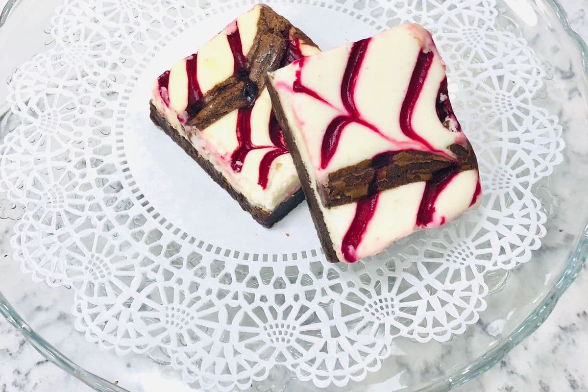 Raspberry Cheesecake Brownie
