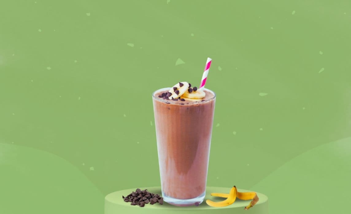 Chocolate Banana Peanut Butter Shake