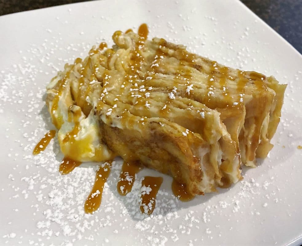 APPLE CARAMEL Crepe Cake