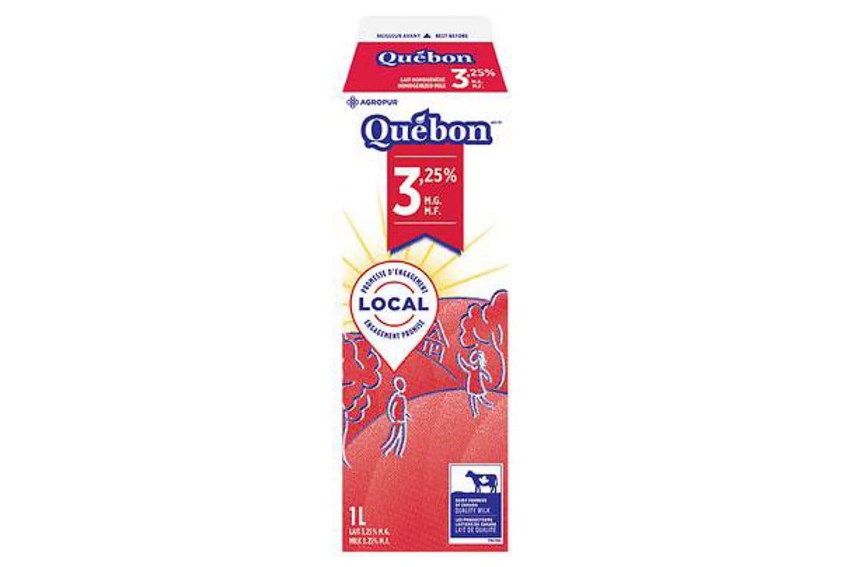 Québon - Lait / Milk 3.25 % (1 L)