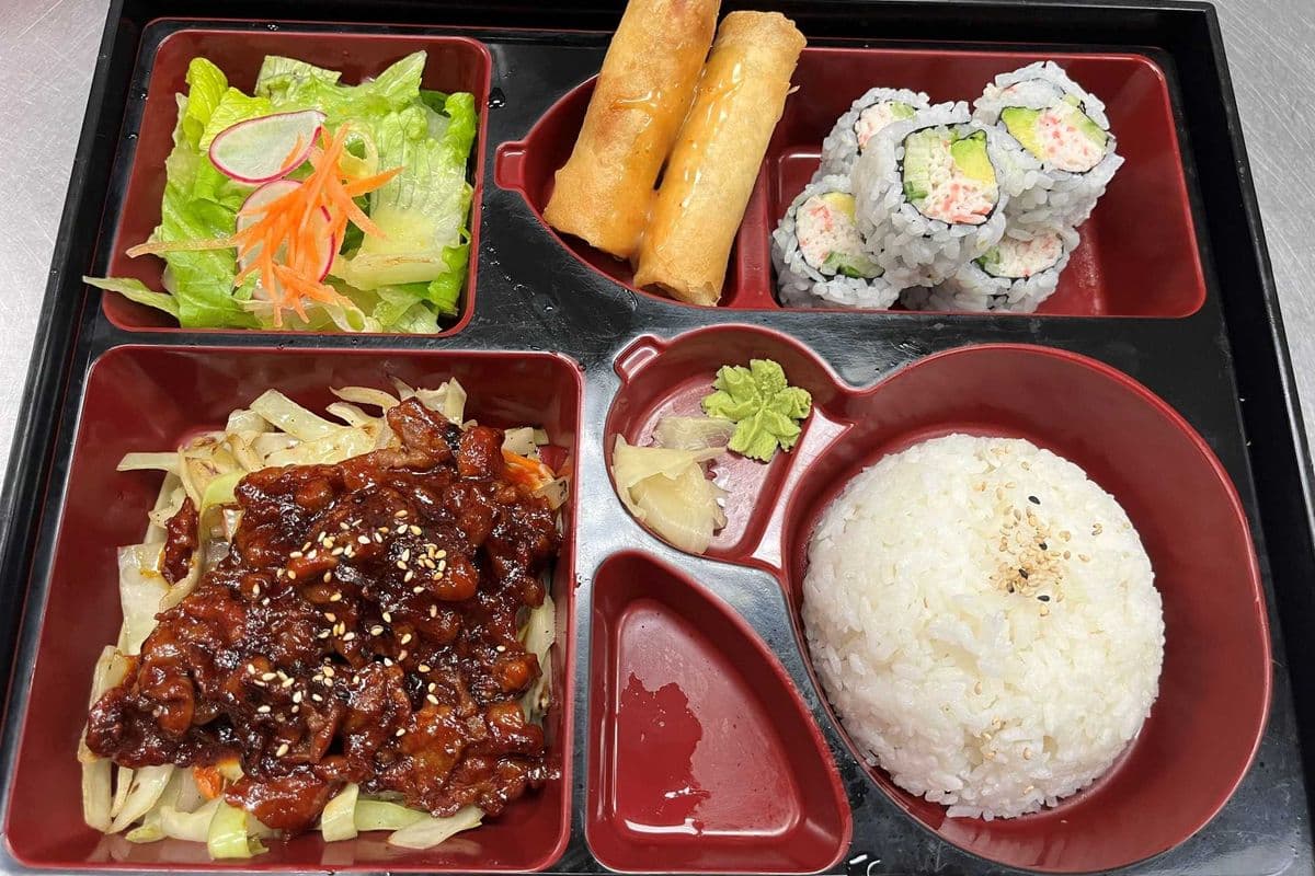 Spicy Pork B.B.Q Bento
