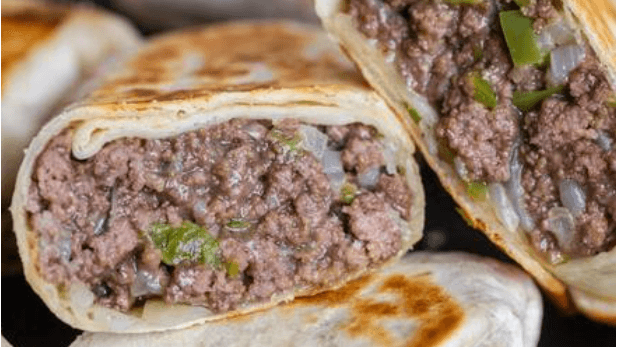 Philly cheesesteak wrap