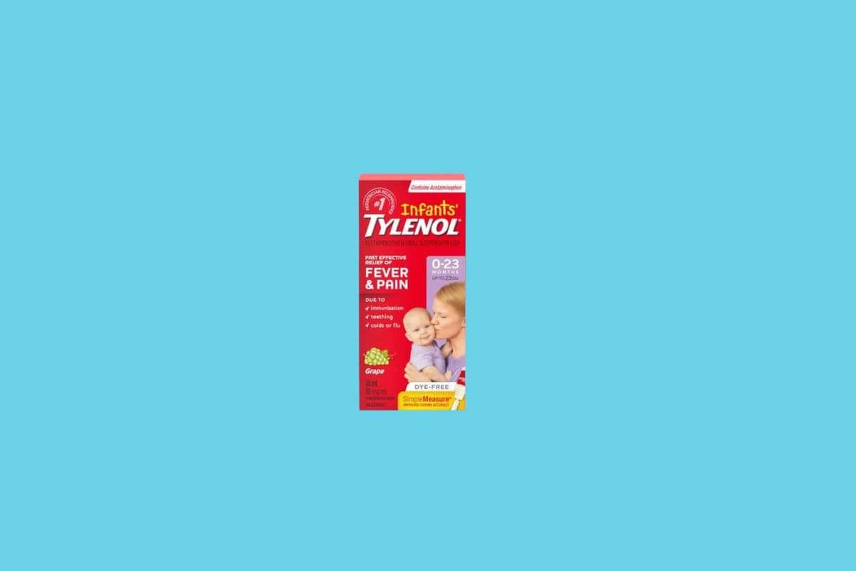 INFANTS TYLERNOL FEVER & PAIN DYE-FREE GRAPE (24ml)
