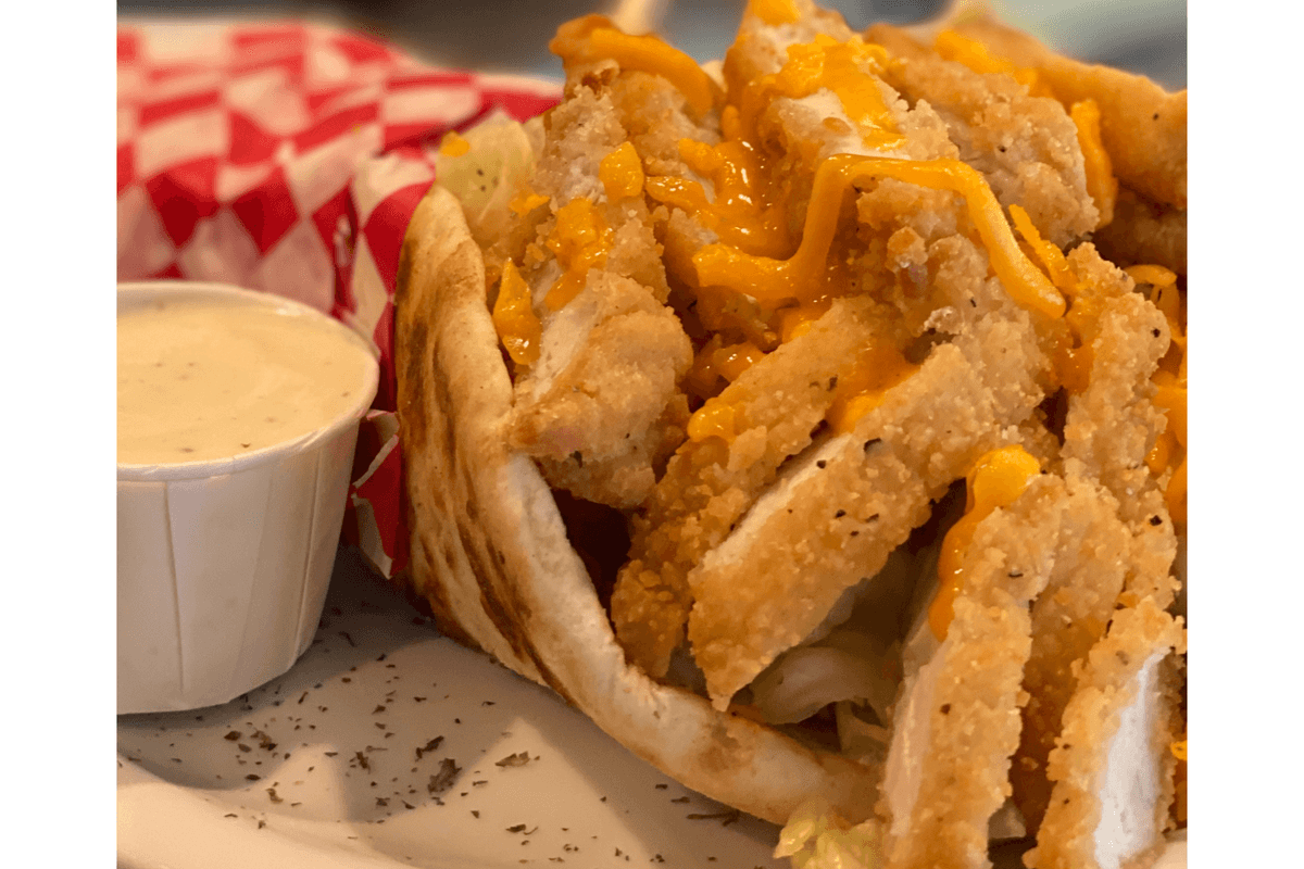 Chicken Strip Pita