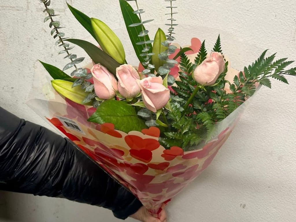 Local Flowers - Rose & Lily Bouquet #2