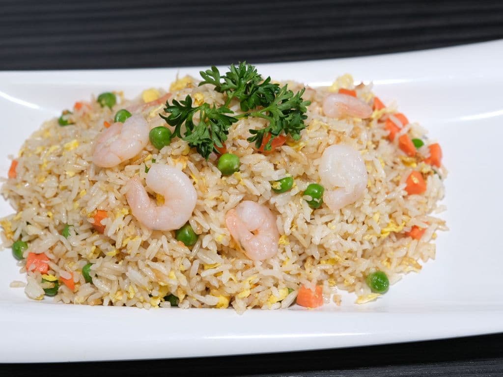 Shrimp Fried Rice w/ Egg (虾饭)
