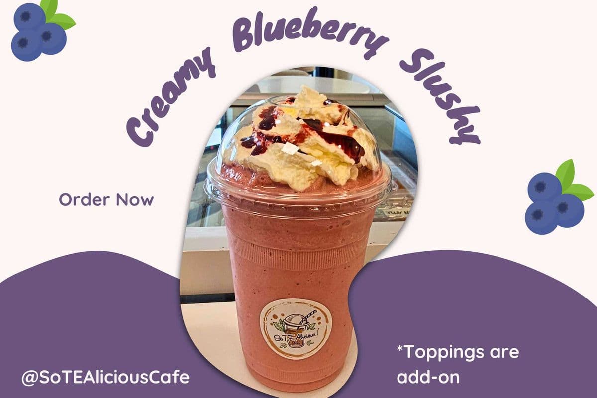 Creamy Blueberry Slushy (700ml)