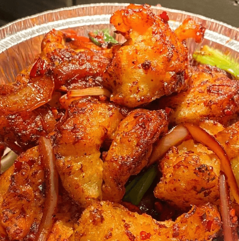 F14. Spicy and Pepper Shrimp