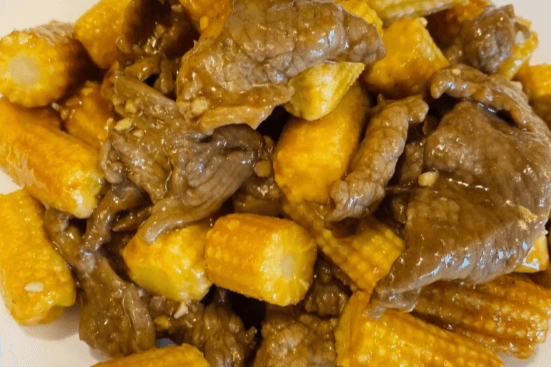 Beef with Baby Corn