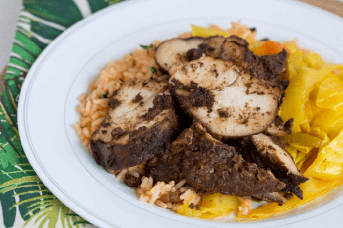 Jerk Chicken Dinner (Sliced Breast Meat on the Bone) (Spicy)