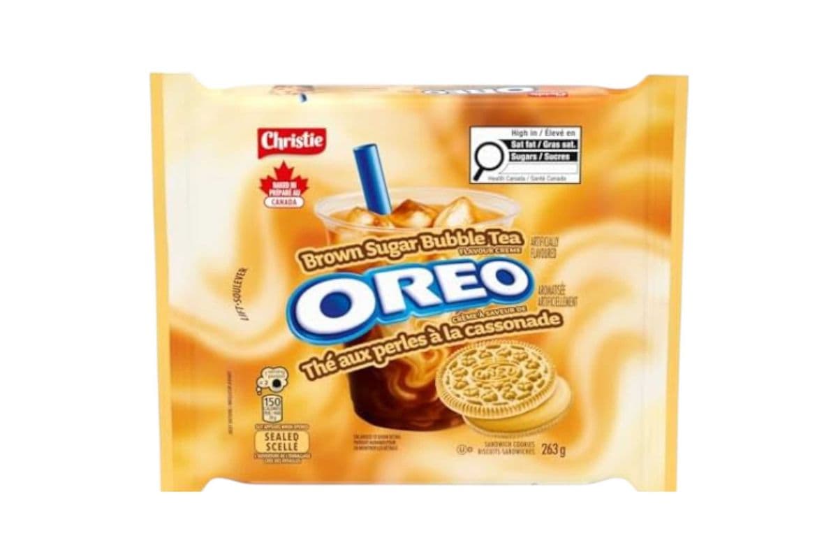 Oreo Brown Sugar Bubble Tea (263gm) (150 Cal)
