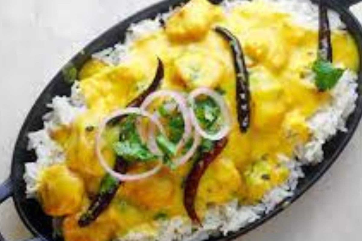 Punjabi Kadhi with Rice