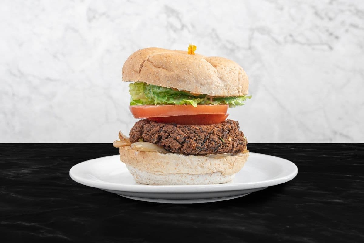 Black Bean and Wild Rice Burger