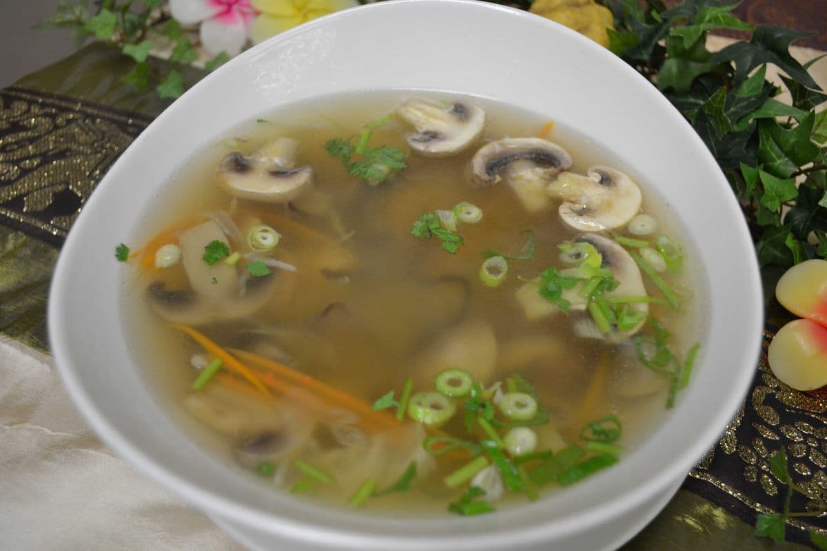 Shrimp Black Mushroom Soup