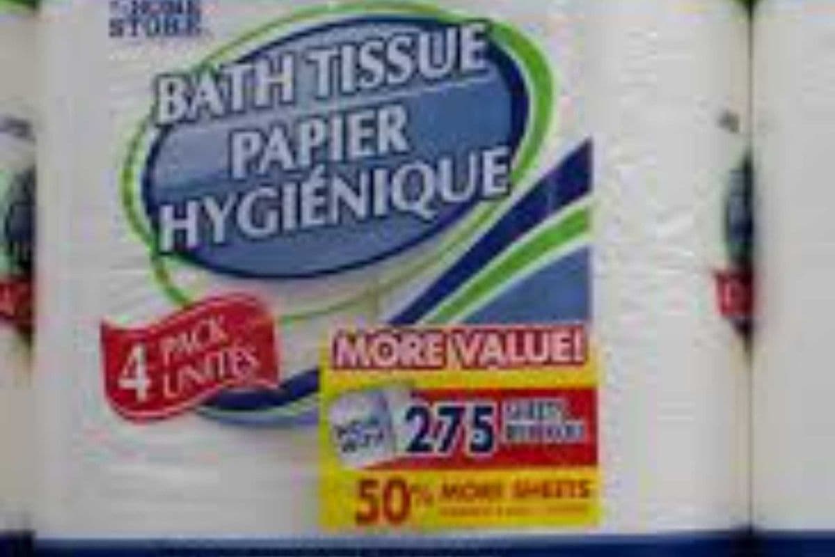 BATH TISSUE TOILET PAPER (4 ROLL)