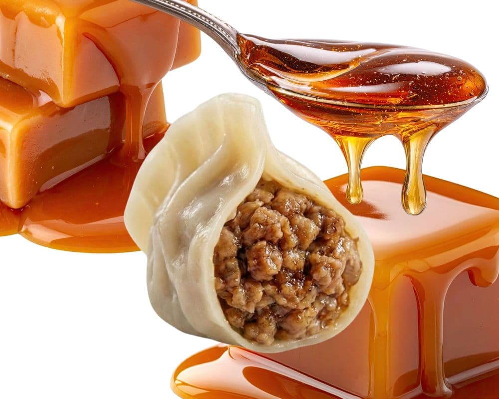28.Sweet pork Dumpling / Porc sucré Dumpling