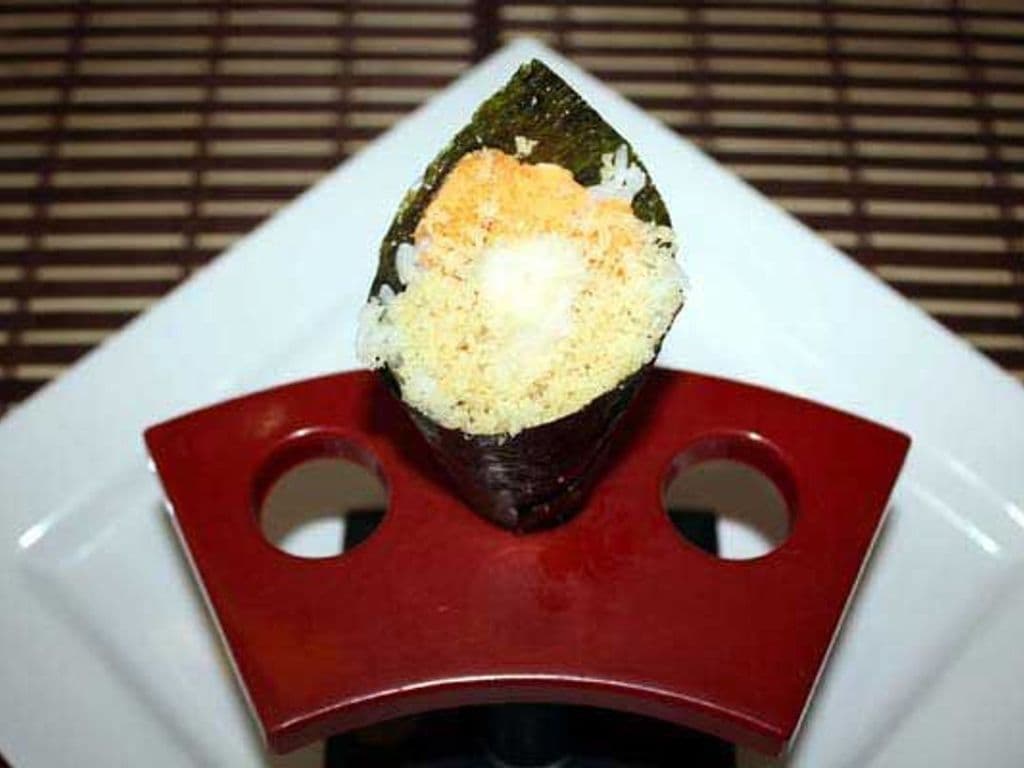 Spicy Escolar Fish Crispy Hand Roll (1pc)