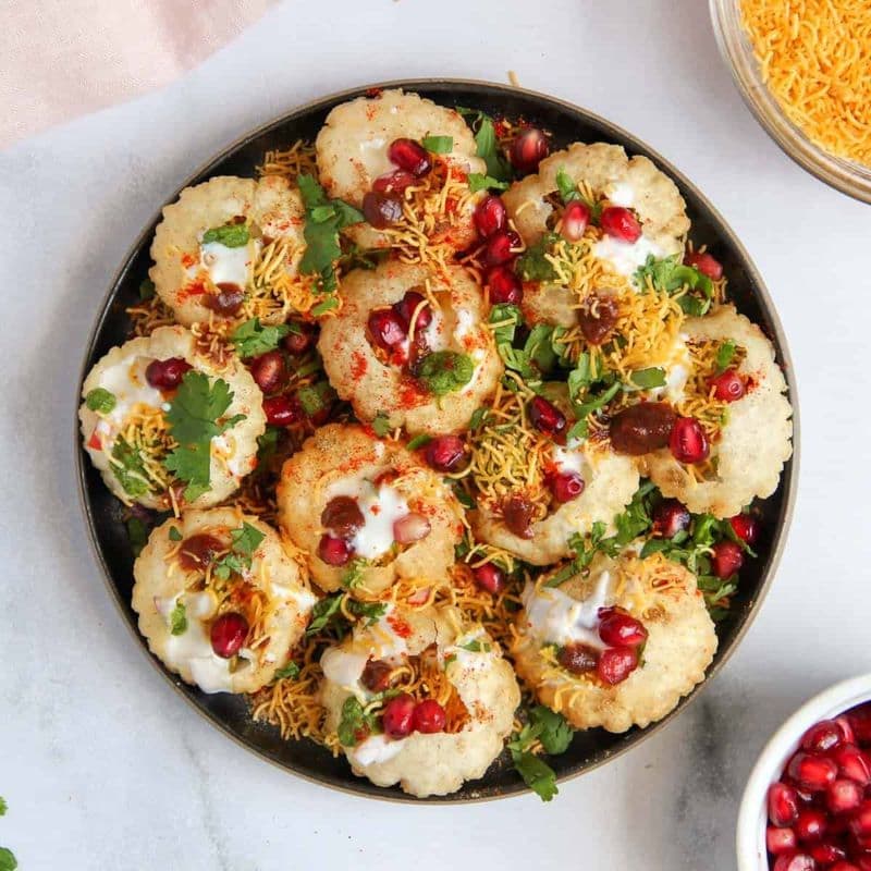 Dahi Puri Chaat / Dahi Puri Chaat