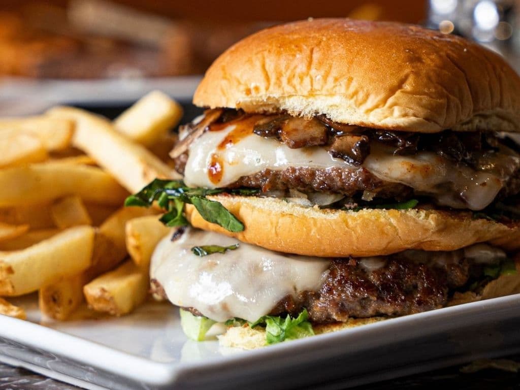 Double Swiss Burger