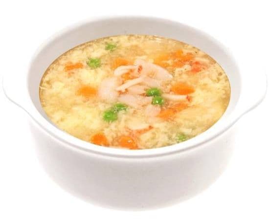 6a. Soupe aux œufs aux fruits de mer / Eggdrop Soup with Seafood / 海鲜汤
