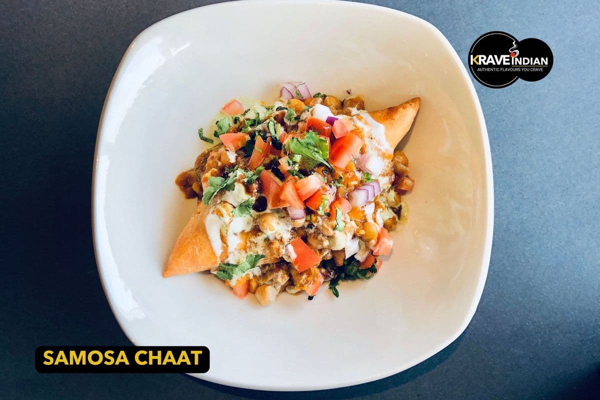 Samosa Chaat (1 order)