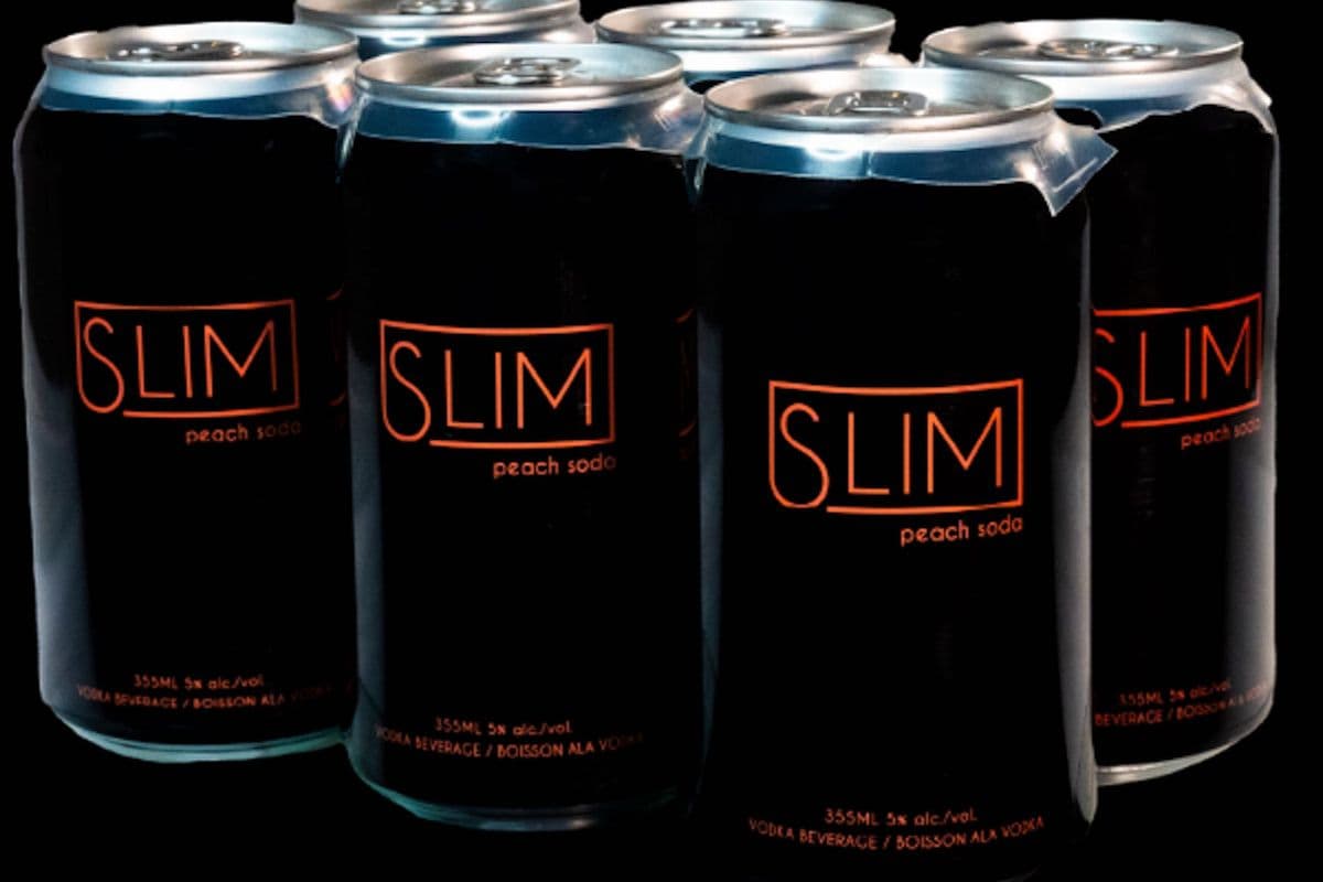 SLIM PEACH VODKA SODA 355ML 6CANS (6 x 355ML)