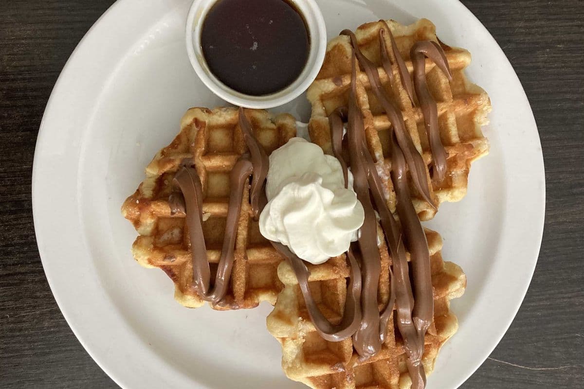Nutella Waffles ( 2 Pieces )