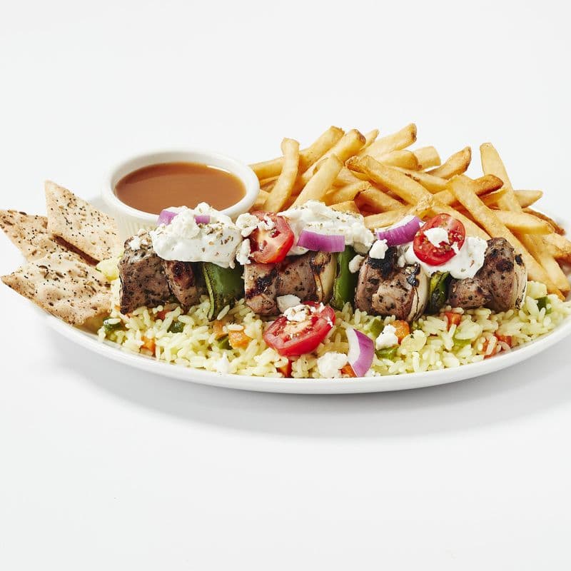 Brochette à la grecque / Greek-style Brochette