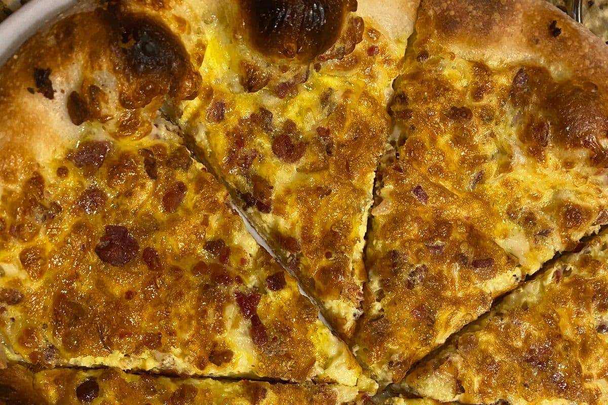 13. Carbonara Pizza
