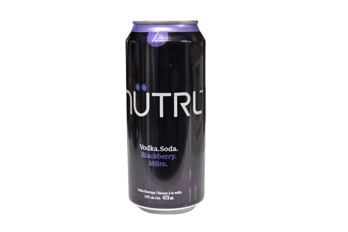 Nutrl Vodka Soda 7% Blackberry Mûre (1 x 473ml)