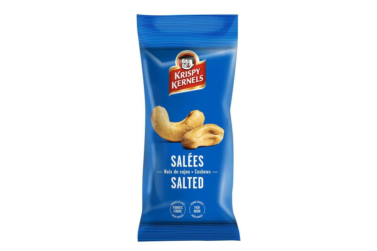 Krispy Kernels Salted Cashews 60g