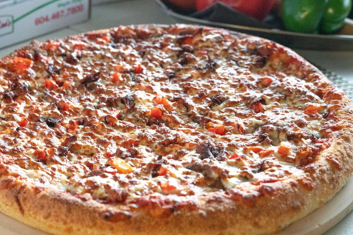 Small Steak'n Bacon Pizza
