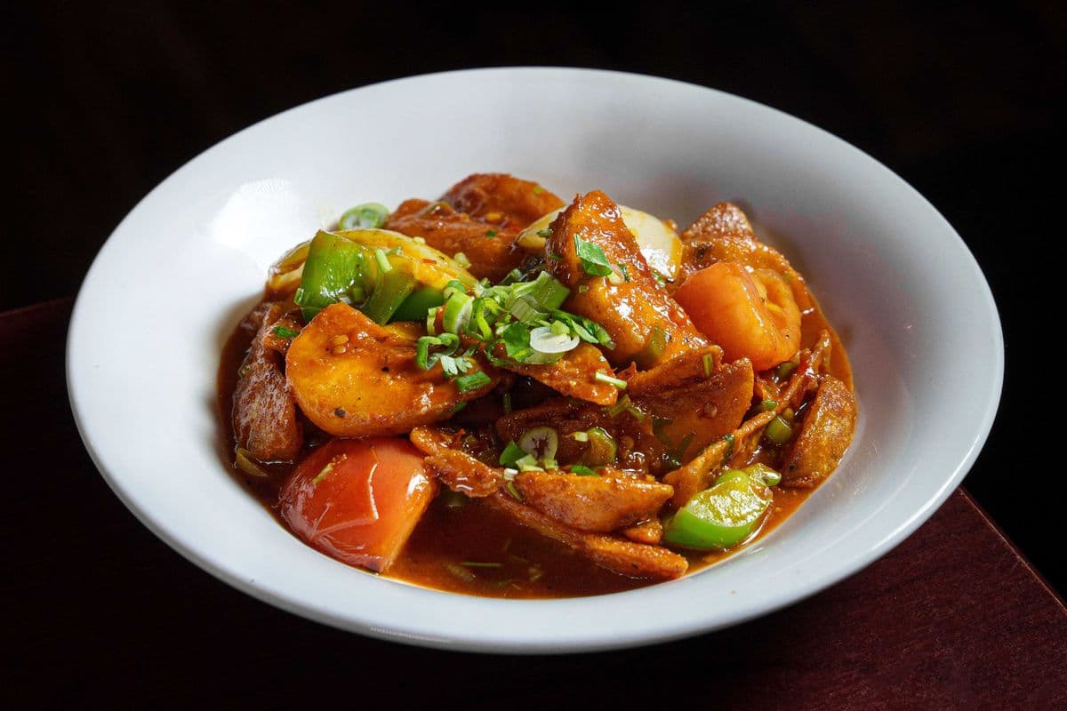 Potato Wedges Chili