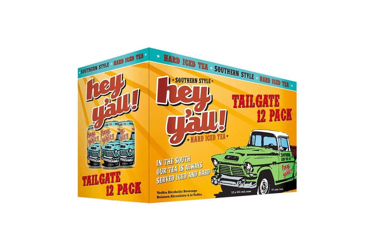 667873 - Hey Y'all Hard Iced Tea Original Tailgate (12 x 355ml)
