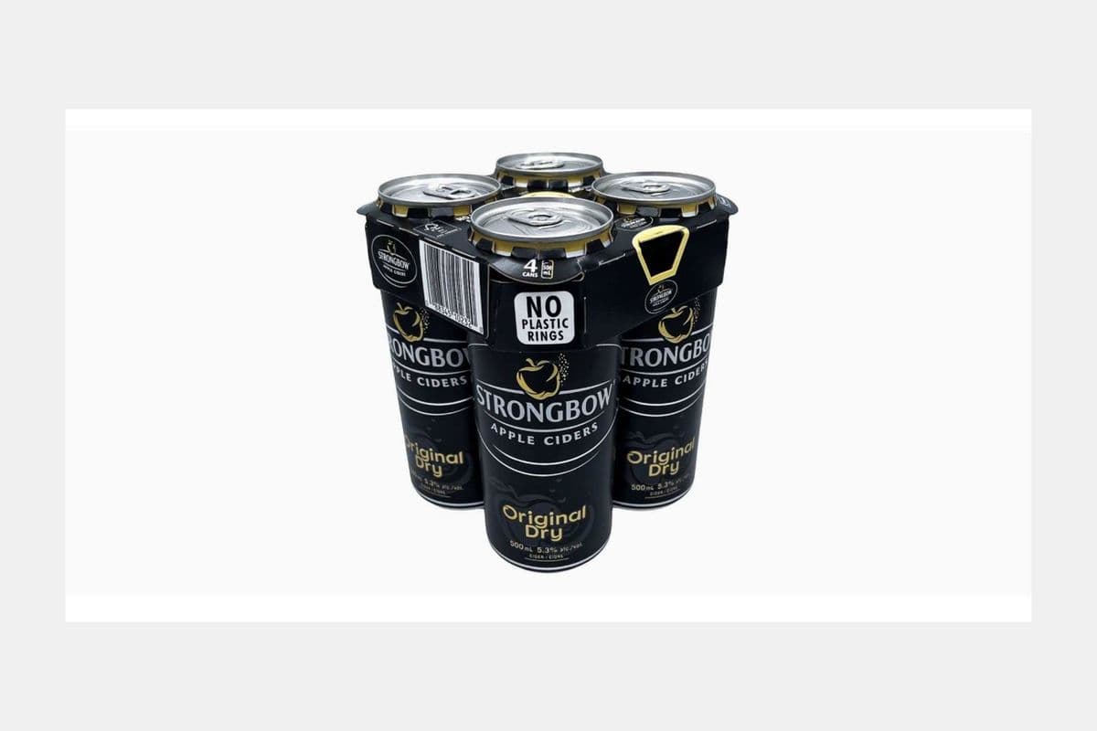 4PK Strongbow Cider (1 x 4PKx500ml)